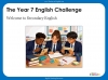 The Year 7 English Challenge Teaching Resources (slide 1/15)